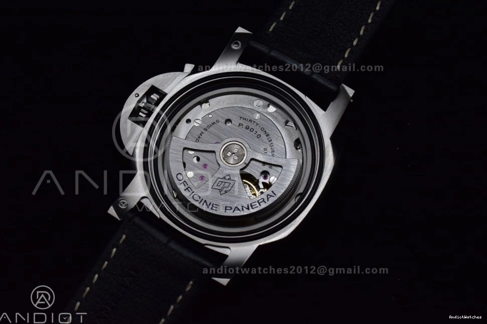 Edition Leather  on Strap Best SportInspired 1:1 VSF 980 Black Black Dial PAM1312 P. 1225